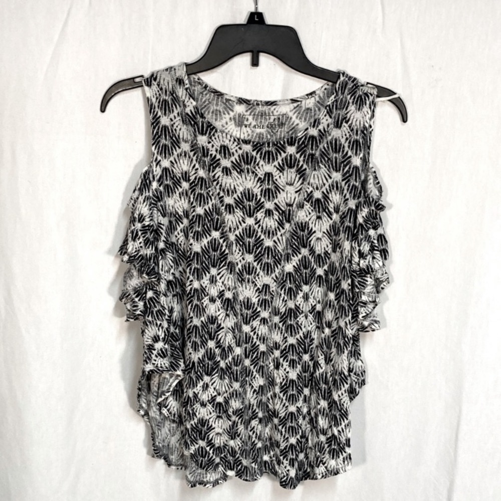 ✨We The Free flowy printed cold shoulder blouse - Picture 1 of 10